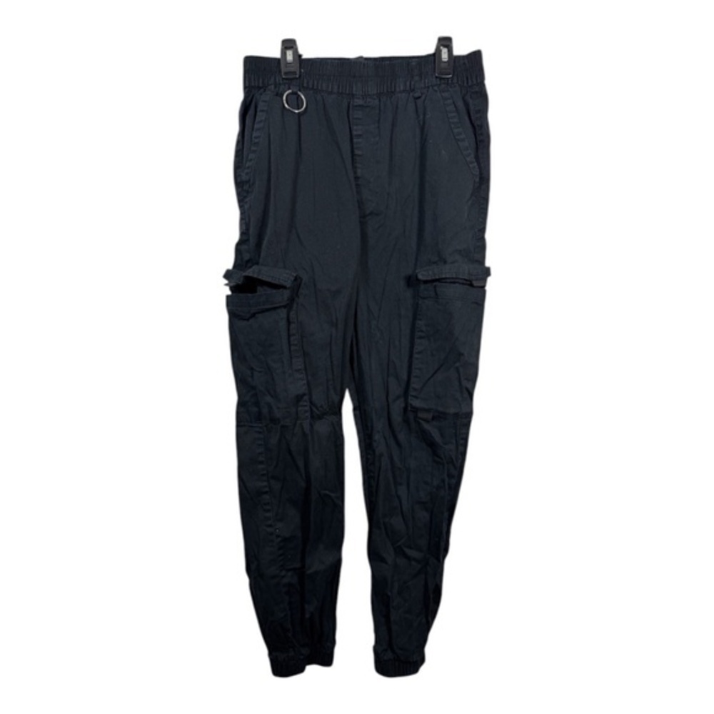 SWS Cargo Joggers Womens Size Medium Black Techwear Streetwear Casual